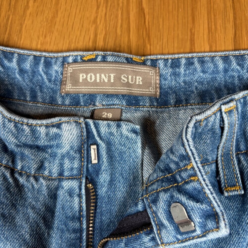 Point Sur Denim 100% Cotton Wide Leg Jeans Light Wash – Women’s 29 - Picture 6 of 13